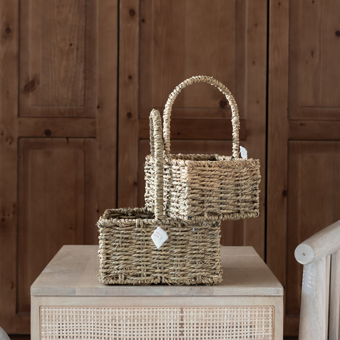 Square Velvet Baskets